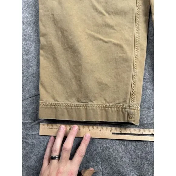 Vintage Abercrombie Fitch Cargo Pants Men's 34 x 29 Beige Y2K Baggy Skater - Picture 8 of 8